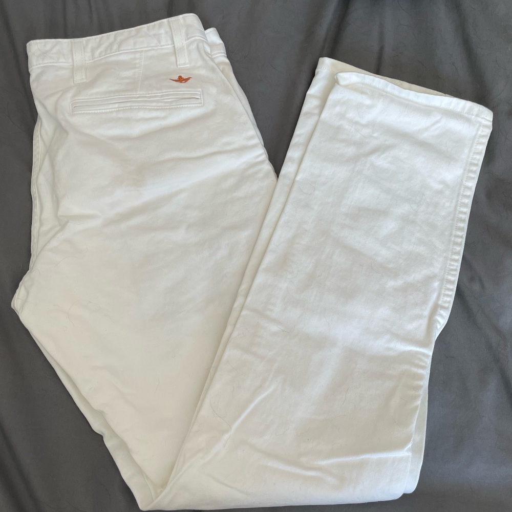 Dockers white pants.